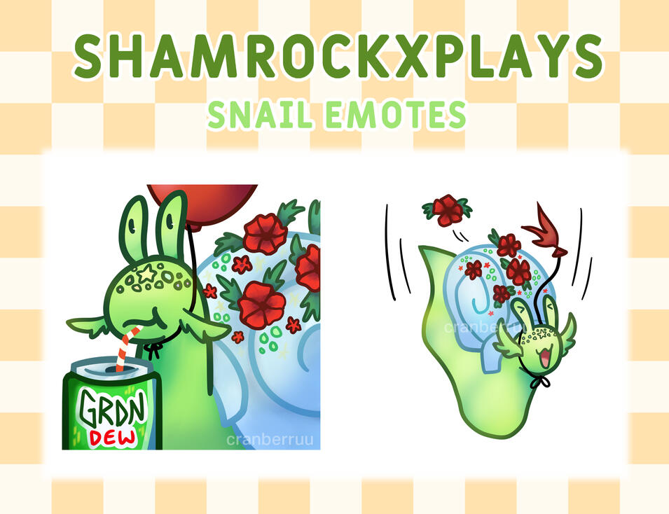 ShamrockzPlays Snail Emote ShamrockzPlays Snail Emote